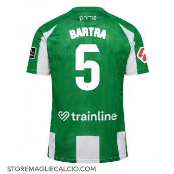 Real Betis Marc Bartra #5 Maglia Gara Casa Repliche 2025-26